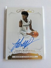 2019-20 Panini Flawless On Card Auto Autograph Jalen McDaniels RC #d 04/10