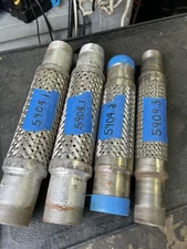 (1) Stainless Steel Braided Flexible Metal Hose - *READ ALL* diff diam & lengths