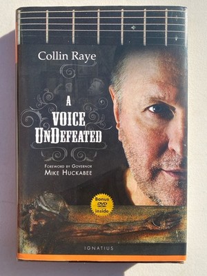 A Voice Undefeated w/DVD Collin Raye 2014 Signed HC/DJ