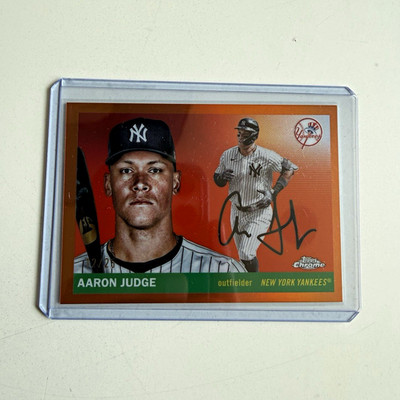 2025 Topps Chrome Platinum Aaron Judge New York Yankees #136  True Orange 12/25