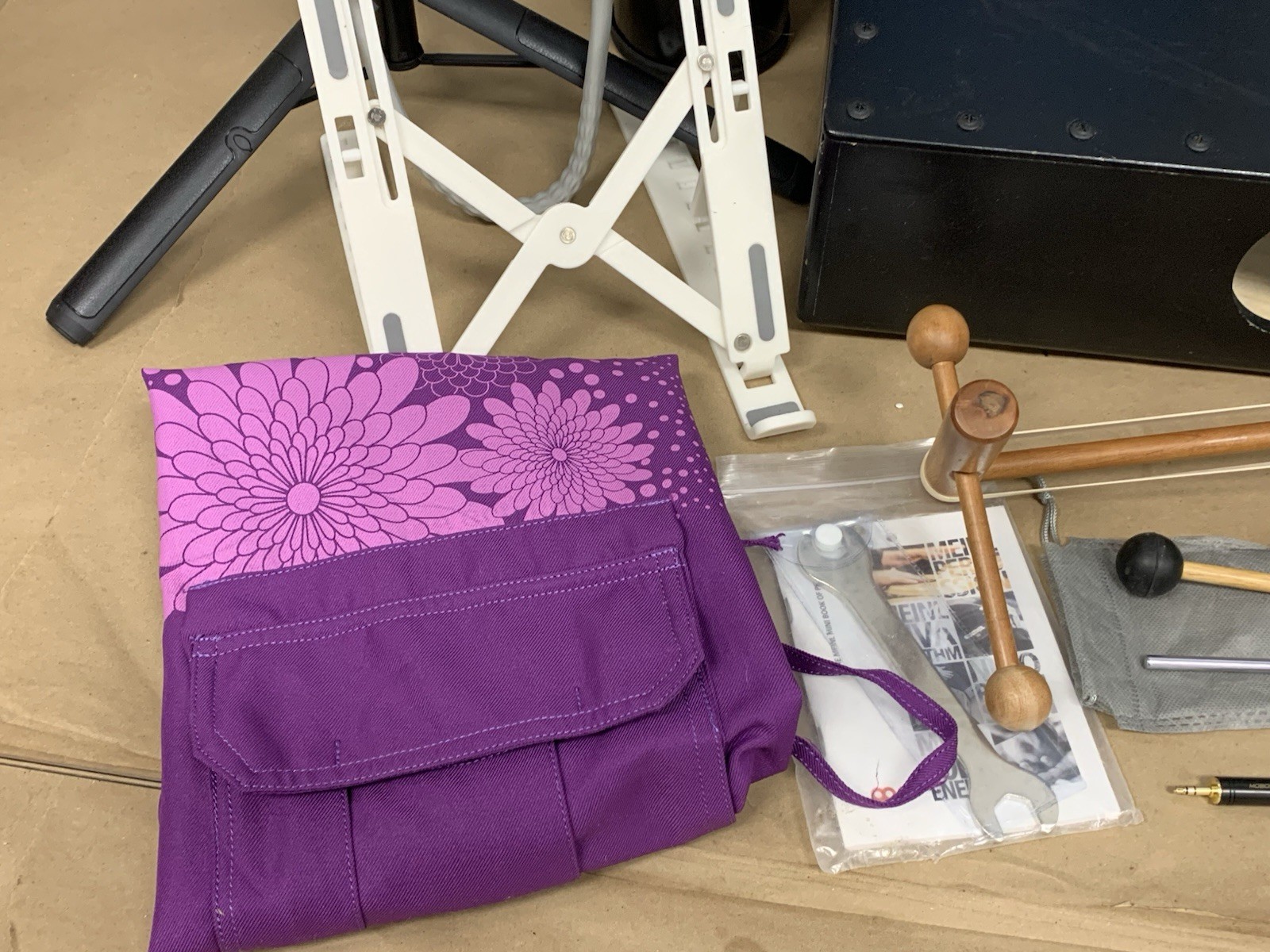 Percussion Lot Meinl Bassbox Thunderdrum Wah Wah Tube Didgeridoo Wind Wand &More