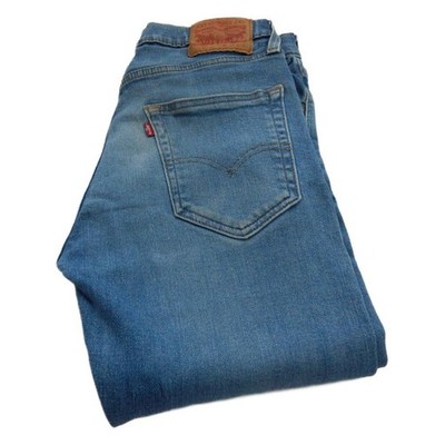 Levi 512 Tapered Jeans Slim Fit Stretch Taille 30 Bein 32 W30 L32 Zip Fly (Q7255)