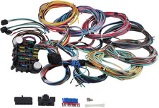Universal 21 Circuit Wiring Harness Kit, Extra Long Wire Harness Standard Color,