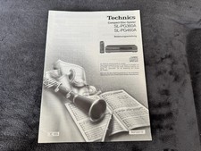 Instrukcja obsługi Technics do SL-PG360A SL-PG460A w dobrym stanie