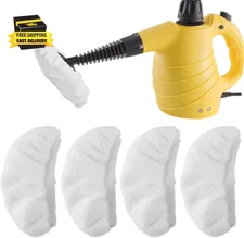 4Pcs Steam Mop Pads,Microfiber Cloth Steam Cleaner Accessories for Most Handheld