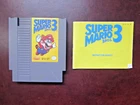 Super Mario Bros. 3 (Nintendo NES, 1990) with instruction manual