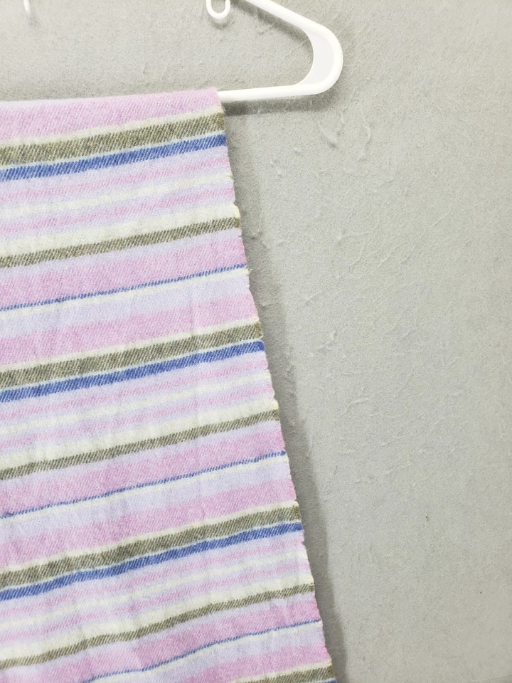 Jonh Hanley Mujeres Hombres Bufanda Rosa Rayas Extra Fino Merino Cuello Calentador Foto 3 de 4