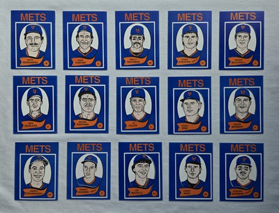 #ad 1986 Jim amp; Dave#x27;s New York Mets Team Set 30 Cards Rare Oddball $42.95