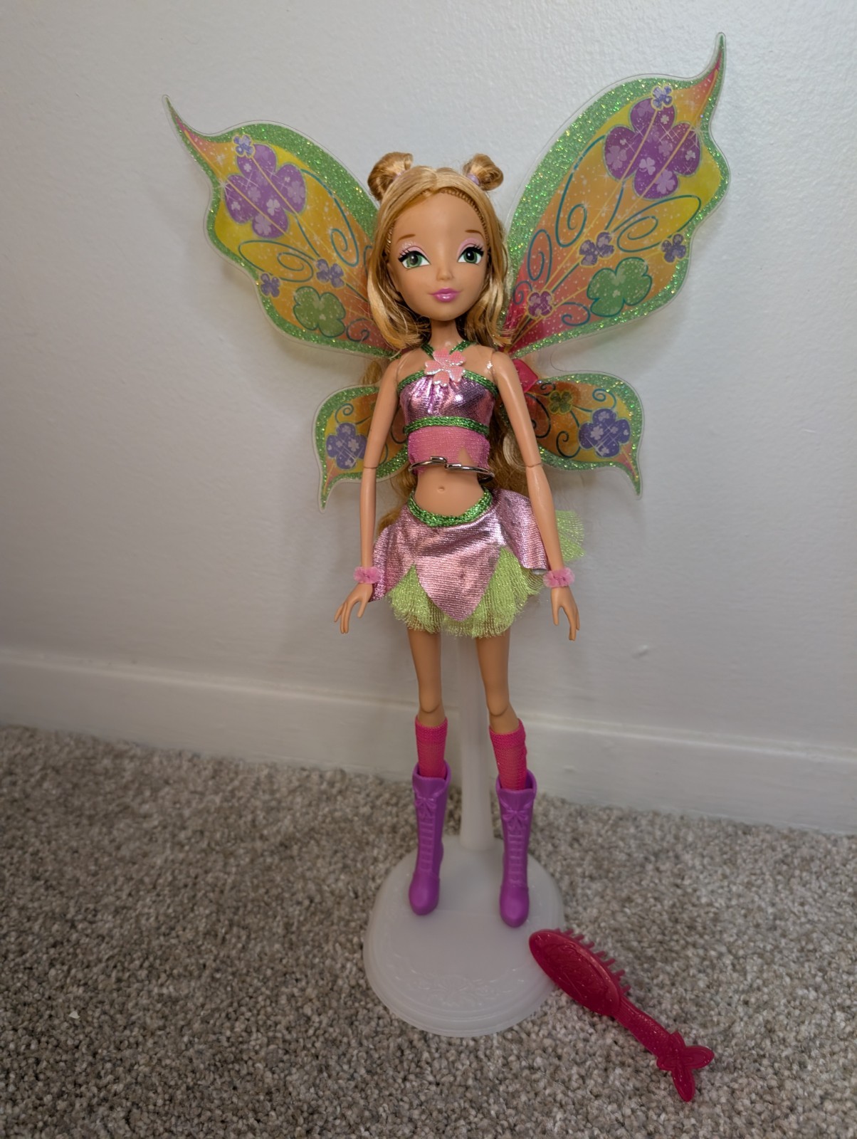 Winx Club Flora Believix Fairy Doll Jakks Pacific