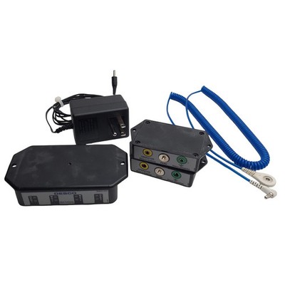 Desco 19246 Dual Station Continuous ESD Wrist Strap Mat Monitors