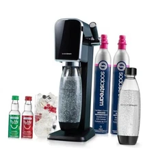  - ART Sparkling Water Maker | VALUE BUNDLE | CQC CO2 system Value Bundle Black