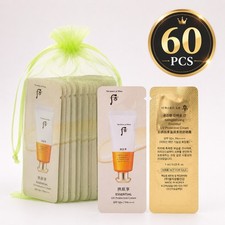 Crema protectora UV esencial THE HISTORY OF WHOO Gongjinhyang 1 ml x 60 piezas