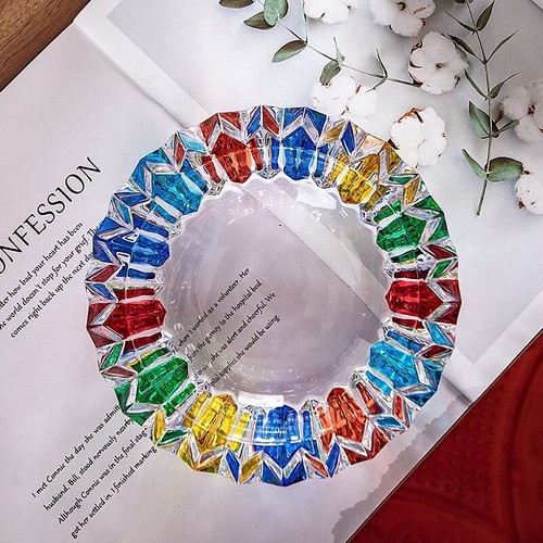 Colorful Crystal decorative bowl for kitchen and indoor,Home Office Tabletop ... - Picture 6 of 7