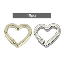 10x Spring Gate Ringe 3/4" Runde Schnappverschlüsse Schmuckherstellung