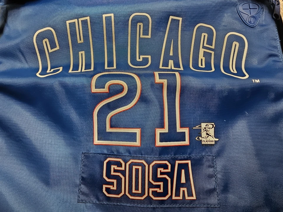 Sammy Sosa Chicago Cubs MLB 2004 Padded Drawstring Backpack MLB Genuine... - Image 2 of 4