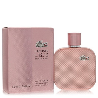  Lacoste Eau De Lacoste L.12.12 Silver Pink by Lacoste Eau De Parfum 3.3 oz  