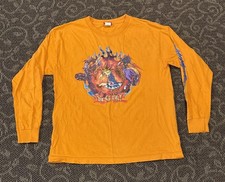Vintage 1996 Yu-Gi-Oh Long Sleeve Shirt Yami Yugi Dark Magician Monster XL  