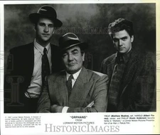 1987 Press Photo Matthew Modine, Albert Finney, Kevin Anderson star in "Orphans"
