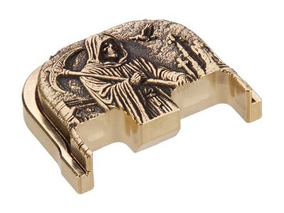 NDZ Glock Gen 6 Slide Back Plate Brass 3D Engraved G17 G19 19X G45