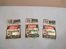 Vintage Coleman 21A Silk Lite Lantern Mantles NOS - Lot of 3 Packs
