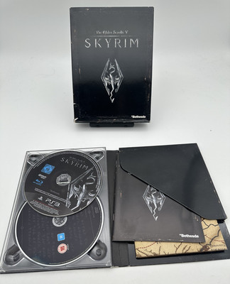 Playstation 3 PS3 Skyrim The Elder Scrolls V + Karte  aus Collector's Edition