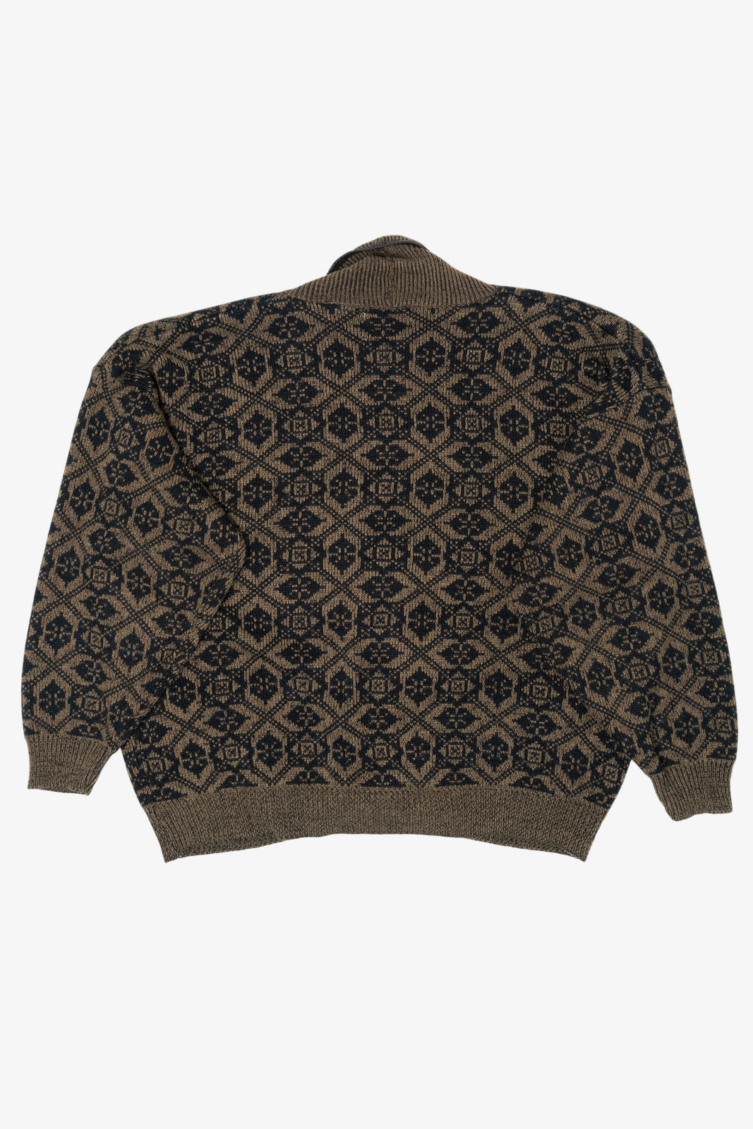Vintage Brown Gabrielle Blazer Sweater (1980s) image 2