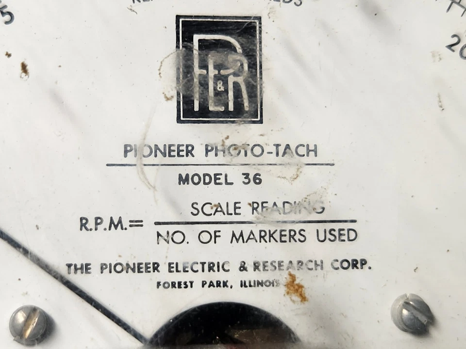 Tacómetro fotográfico vintage Pioneer modelo 36 Foto 4 de 4