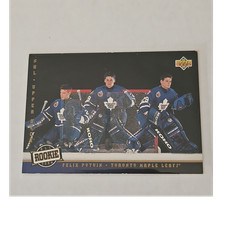 Upper Deck 1993-94 Rookie Felix Potvin #285 Toronto Maple Leafs NHL Card. rookie card picture