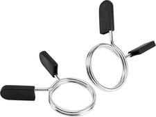 2 Pcs Barbell Weight Bars Clips Clamps 2 Inch for Olympic Bar Spring Lock Collar