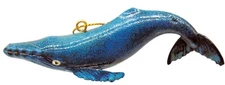Humpback Whale Ornament Realistic Christmas Tree Decoration Polyresin Marine ...