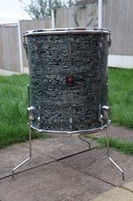 Vintage 1970s Premier 16x18" Floor Tom Drum in Oyster