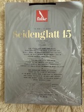 Falke Seidenglatt 15 Strumpfhose Marine Gr.42-44 Neu OVP