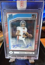 2024 Panini Clearly Donruss - Rated Rookie Michael Penix Jr. #59 Autographs  