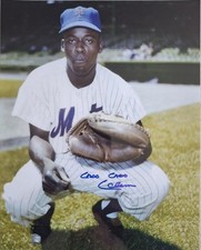 Clarence Choo Choo Coleman New York Mets Signed 8x10 Pic Autograph Photo