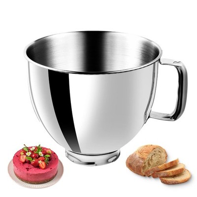 Edelstahl-Mischschüssel Passend für KitchenAid Artisan&Classic-Serie 4,5 5 QT 