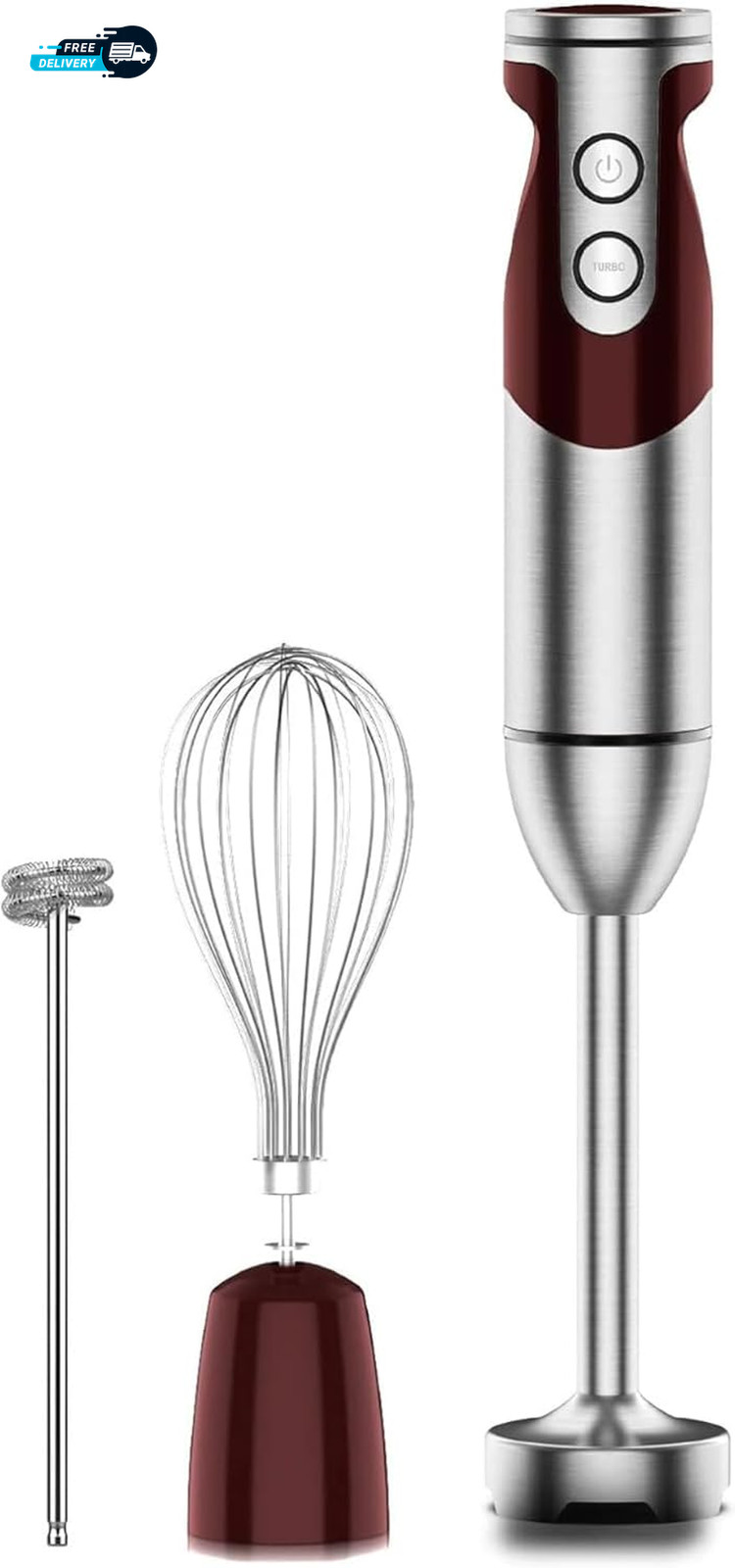 Pro Titanium Reinforced 3-In-1 Immersion Corded Hand Blender