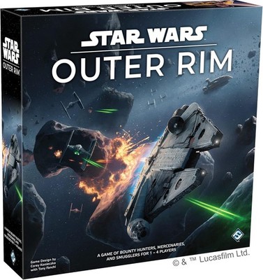 Fantasy Flight Games Star Wars Outer Rim Brettspiel 14+ 1-4 Spieler Neu