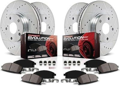 Power Stop K6264 Front and Rear Z23 Chrysler Cirrus 95-00 Chrysler Sebring 96-00