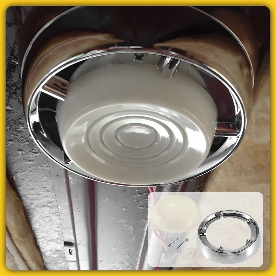 Cubierta de lámpara de lente transparente con bisel de luz de cúpula interior para Comet Ford Falcon 1961-1965 Foto 2 de 4