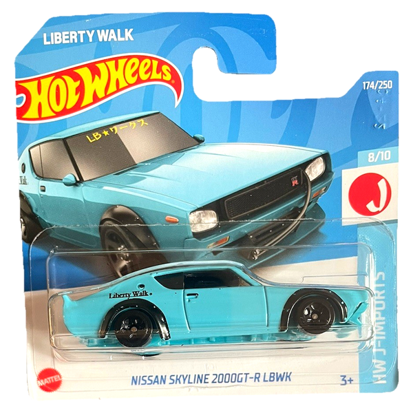 Hot Wheels Nissan Skyline 2000GT-R Lbwk 8/10 2022 174/250 1:64 Modellauto Jdm-image