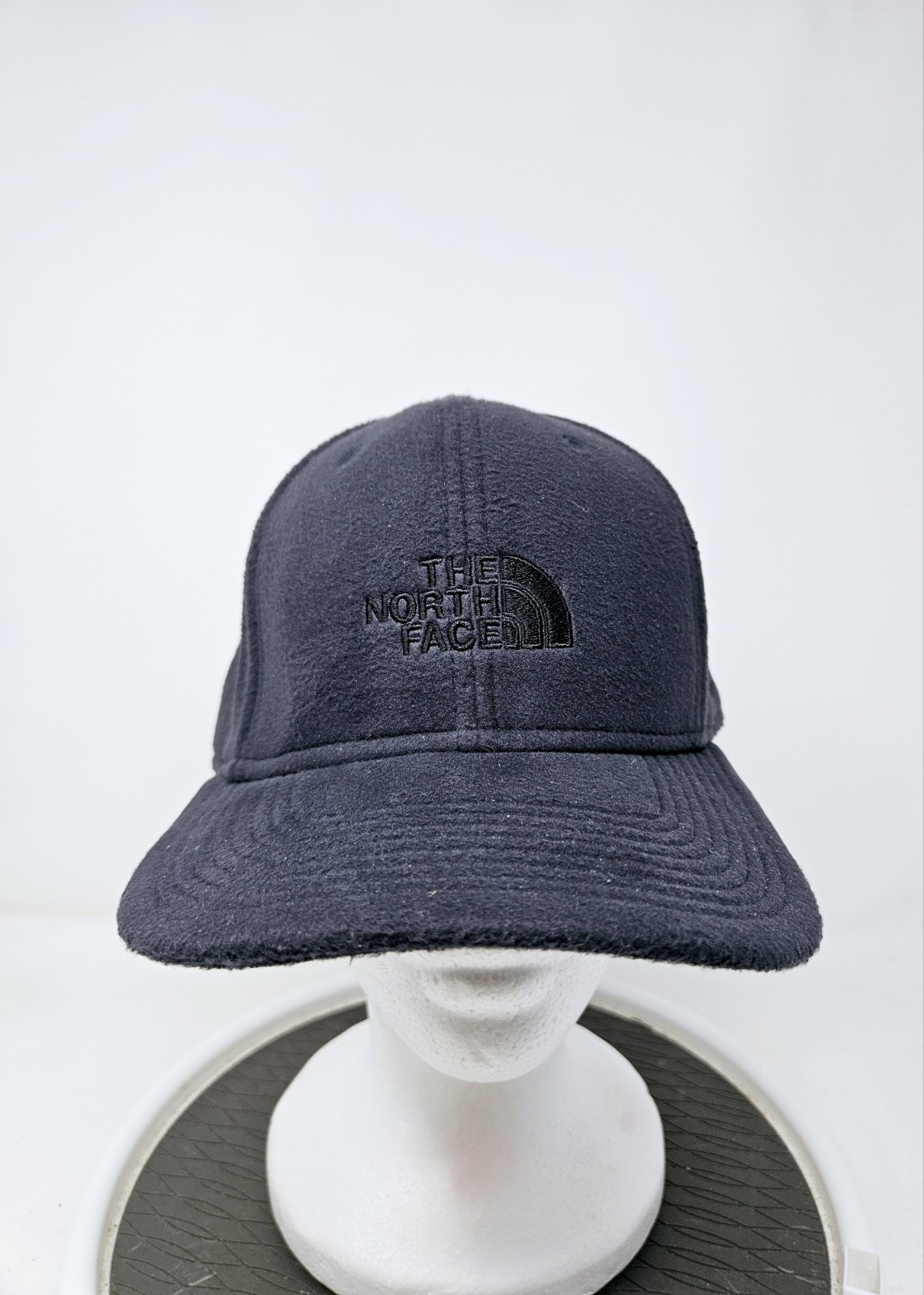 The North Face Hat Cap Strapback Black Fleece TNF Logo Outdoor Hiking Adjustable