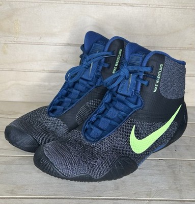 Nike Tawa Mens Boxing Wrestling Shoes Gray Blue CI2952-004 VNDS Size 9 Size 9 - Nike Tawa Anthracite Valerian Blue for sale online  main image 4
