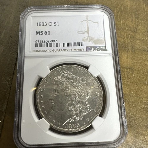 1883 O Morgan Silver Dollar MS 61 NGC