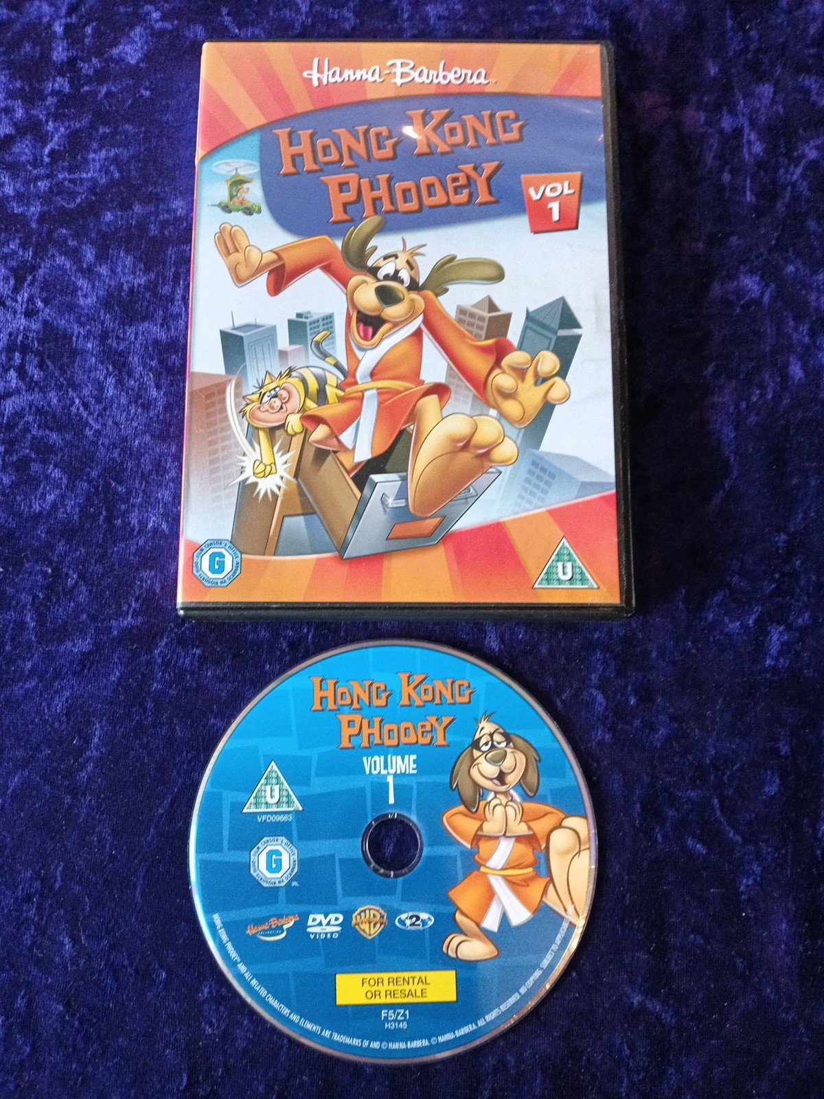 DVD HONG KONG PHOOEY VOLUME 1 HANNA BARBERA CLASSIC CARTOON UK R2