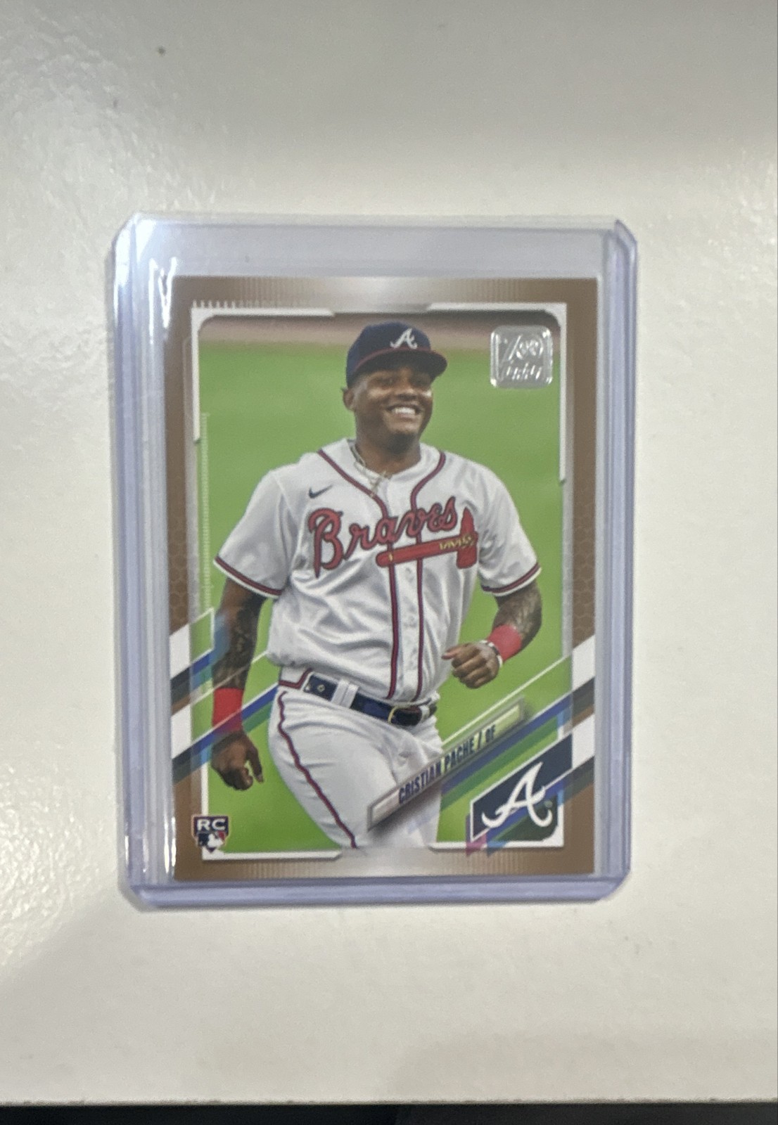 2021 Topps - Cristian Pache #187 Gold 1136/2021 (RC)