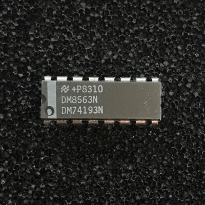 (PKG of 5) DM74193N Synchronous Up/Down 4-Bit Binary Counter, PDIP-16, National