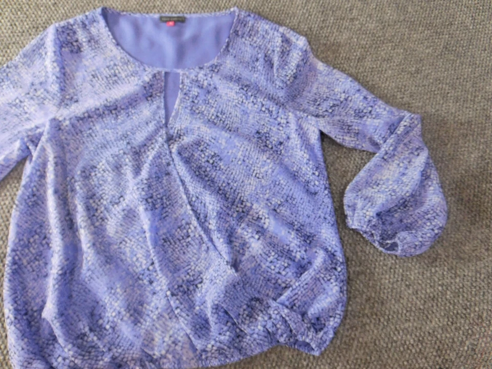 Blusa feminina Vince Camuto designer pulôver roxo médio - Imagem 3 de 4