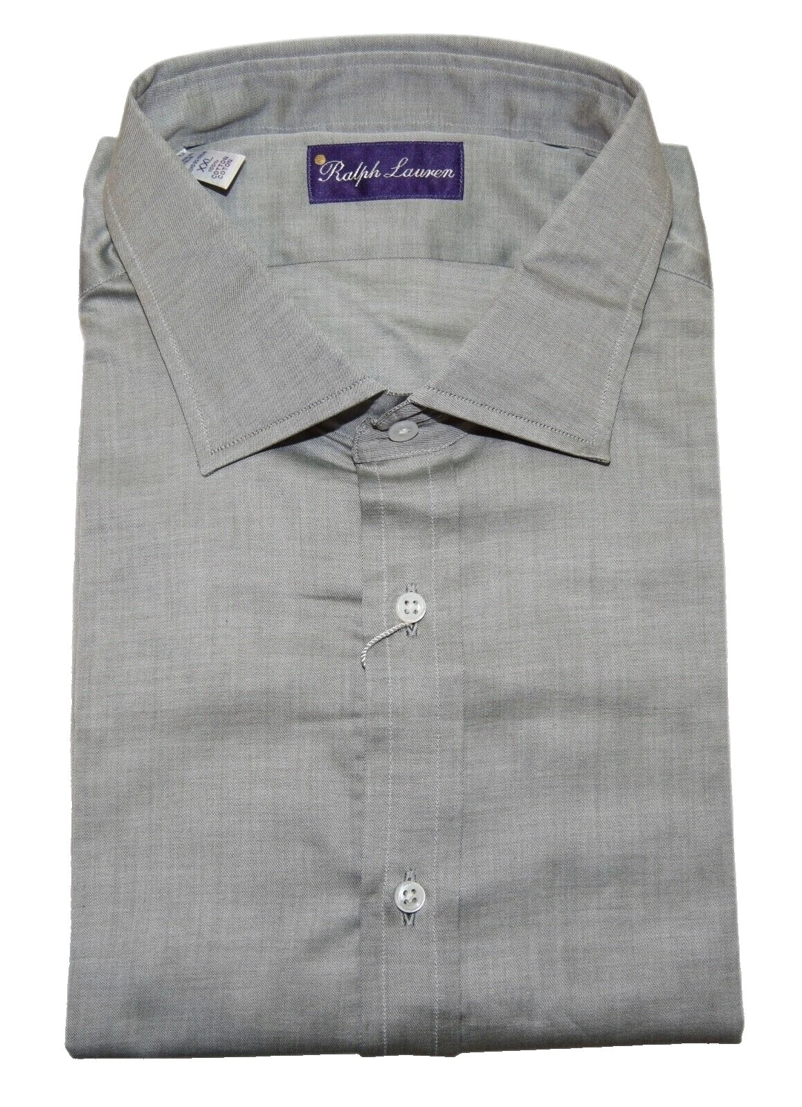 Ralph Lauren 100% 纯棉纯色男士礼服衬衫