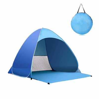 Beach Tent Pop Up Tent for 1-3 Person, Sun Shelters Portable Tent with Tent S...