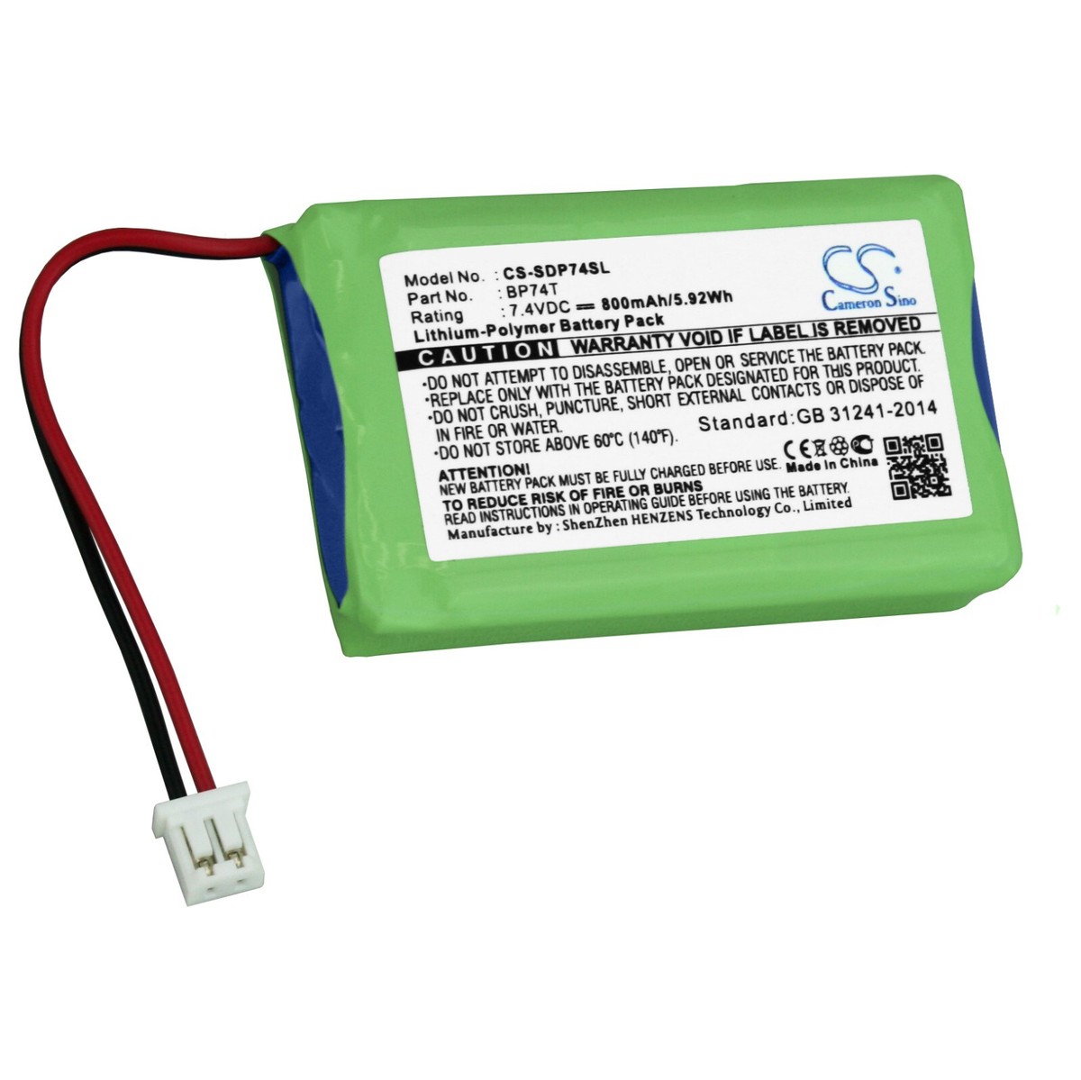 Genuine Dogtra BP74R Replacement Battery For 2300NCP, 2500T&B & Other E-Collars